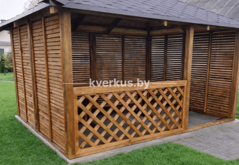 Деревянная беседка К-122