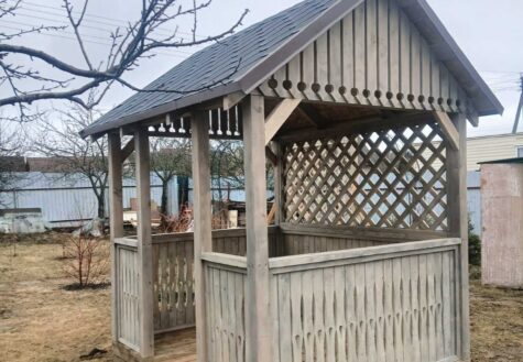 Деревянная беседка К-132