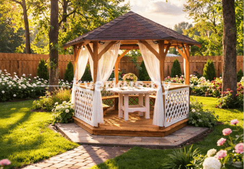 Деревянная беседка «Гармония» (К-113)