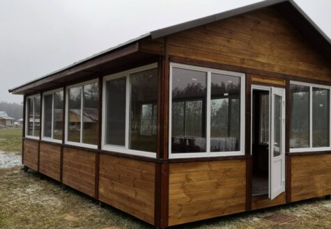 Утепленная беседка